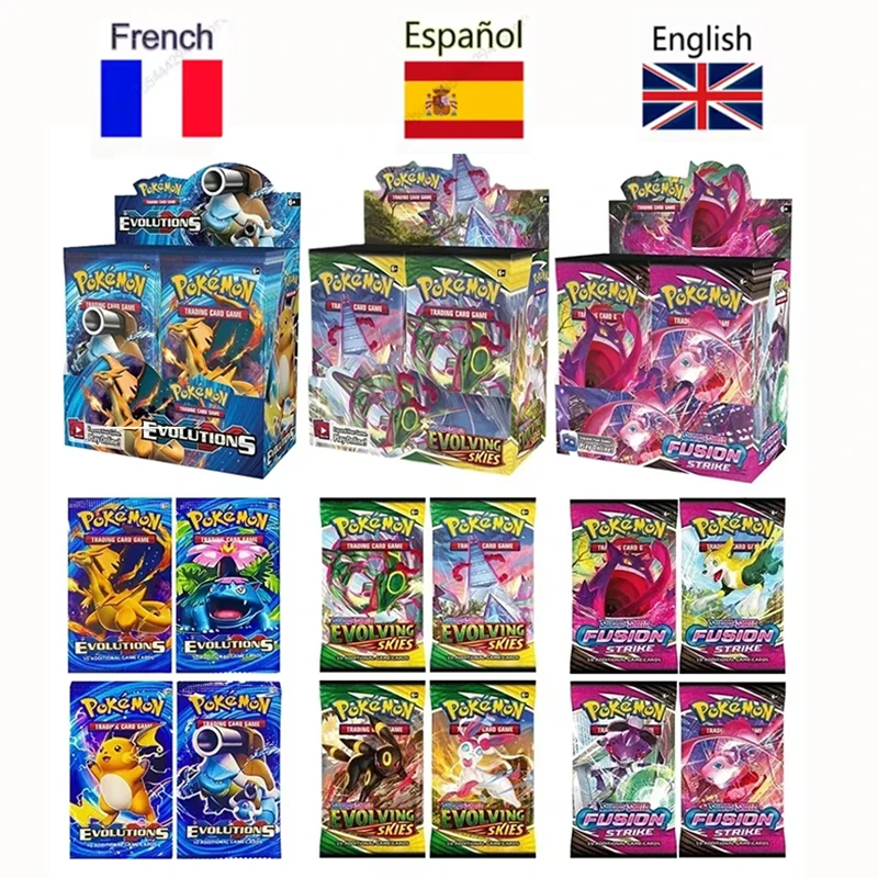 Vintage Collectible Cards - New Pokemon Cards Chaos Rising Booster