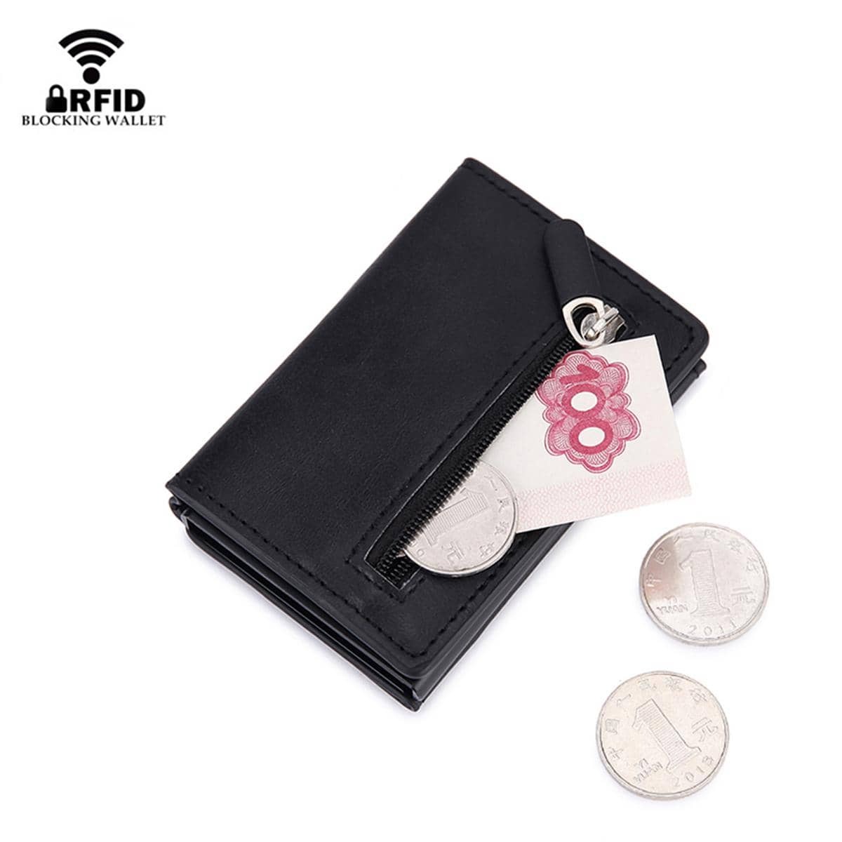 Vintage Collectible Cards - RFID Blocking Card Wallet Magnetic Credit