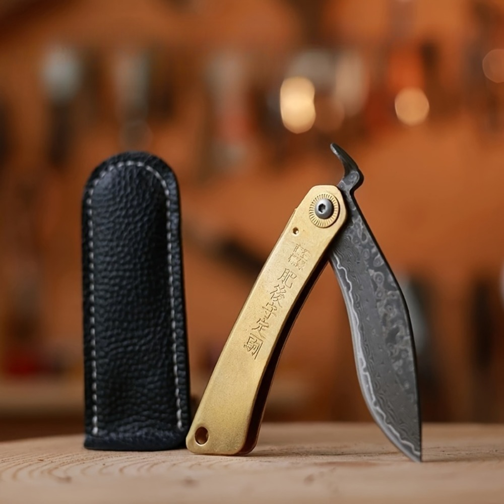 Vintage Brass Handle Folding P - đánh giá và giá Vintage Collectible Pocket Knives