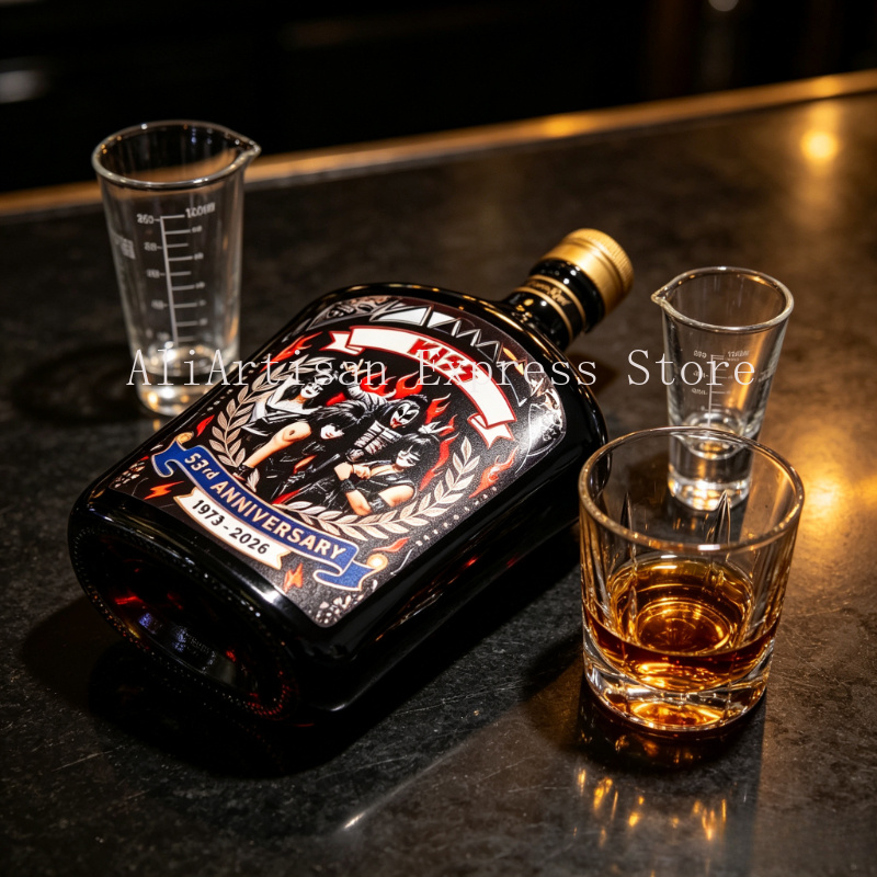 Rock‑Music Inspired Whiskey De - đánh giá và giá Vintage Collectible Liquor Bottles