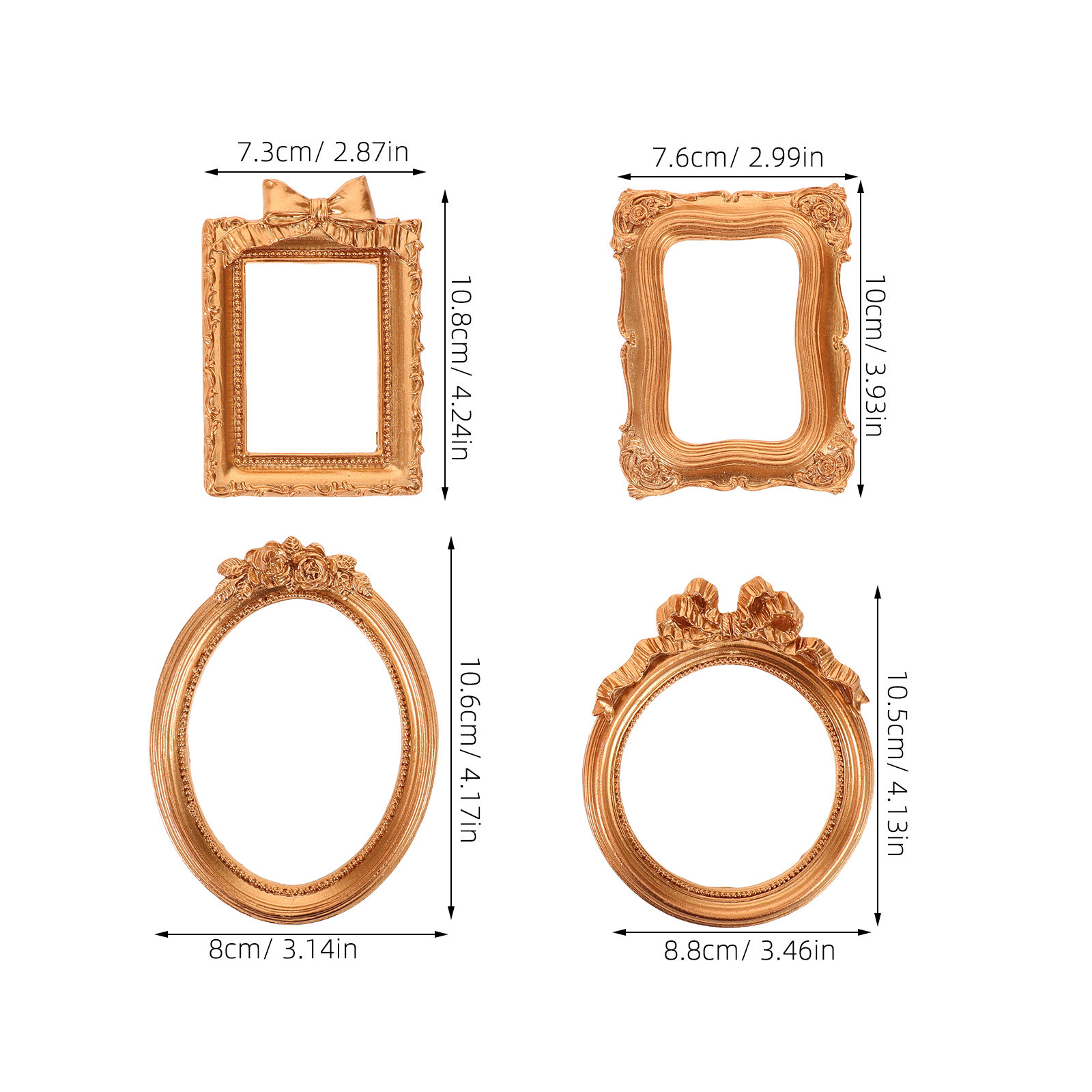 4Pcs Vintage Photo Frame Colle - đánh giá và giá Collectible Vintage Photos