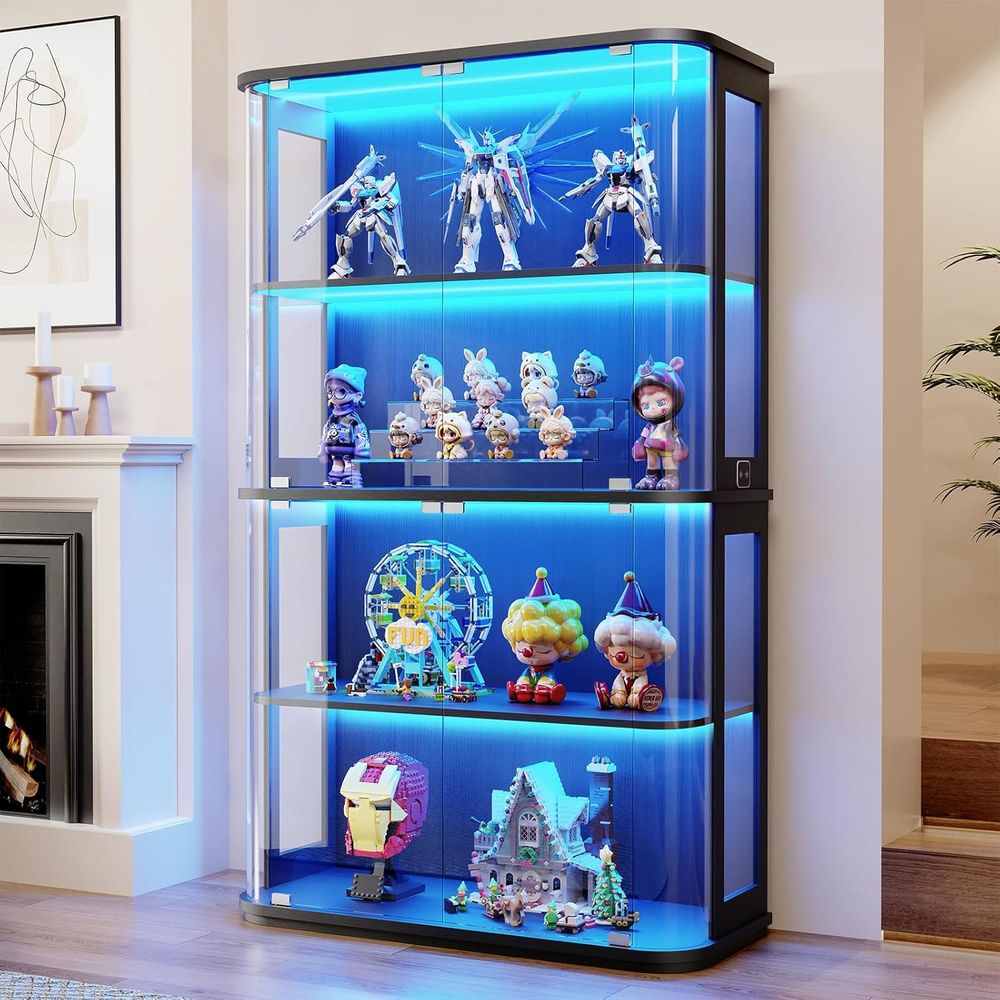 Large Rounded Display Cabinet  - đánh giá và giá Collectible & Vintage Dolls For Halloween