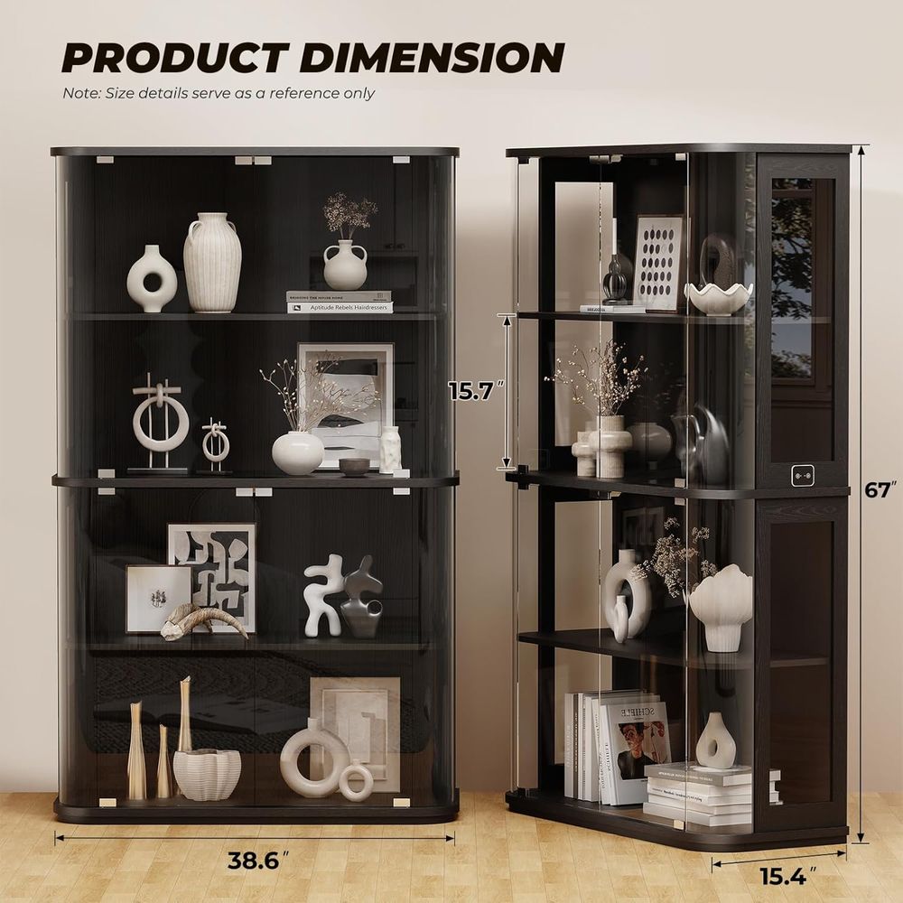 Large Rounded Display Cabinet  - đánh giá và giá Collectible & Vintage Dolls For Halloween