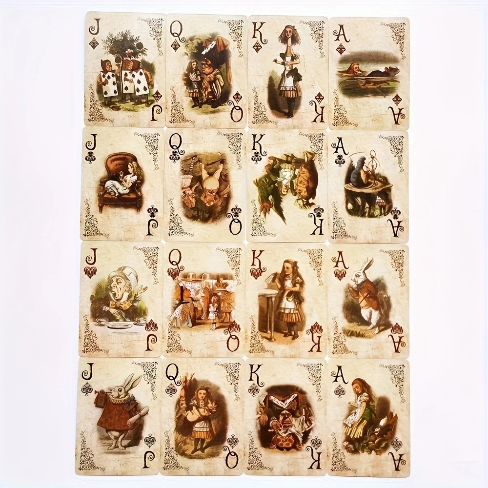 54PCS Alice Vintage Paper Poke - đánh giá và giá Vintage Collectible Playing Cards