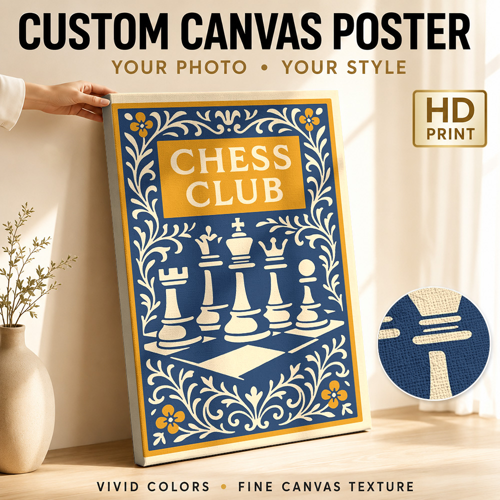 Chess Club Vintage Framed Canv - đánh giá và giá Collectible Vintage Photos