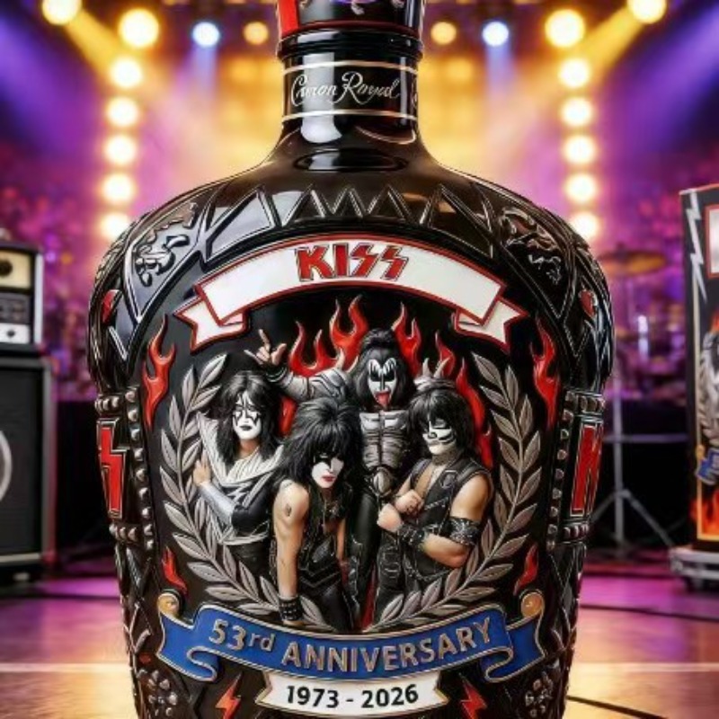 Collectible KISS Band Style Wh - đánh giá và giá Vintage Collectible Liquor Bottles
